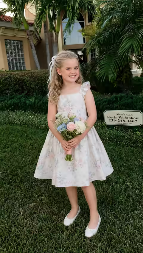 Childhood outfit photo before the coffee costume reveal